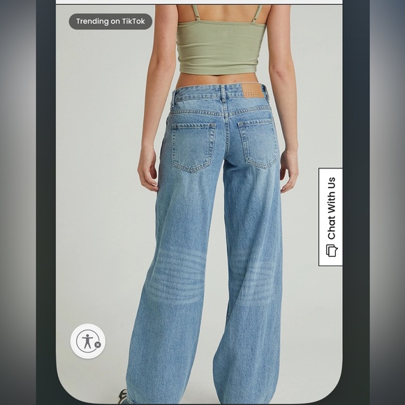 PacSun Casey Astrid Low Rise Baggy Jeans 32 - Picture 2 of 3